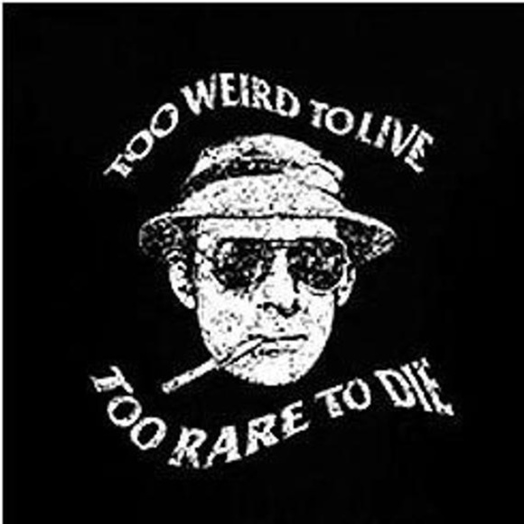 Too Weird to Die Men's Funny Tshirt - Picture 2 of 2
